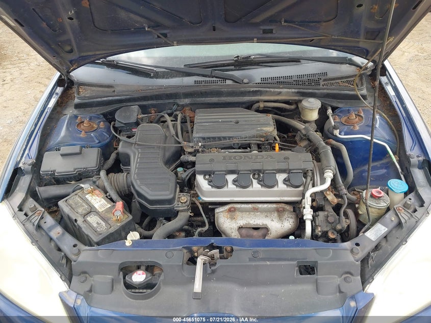 2005 HONDA CIVIC SEDAN 1.7L I-4 115HP