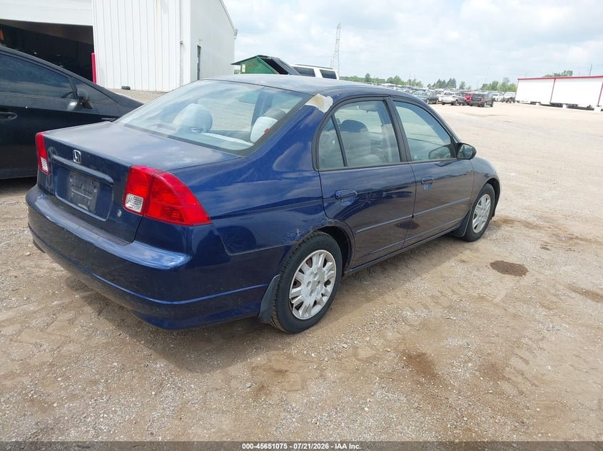 2005 HONDA CIVIC SEDAN 1.7L I-4 115HP