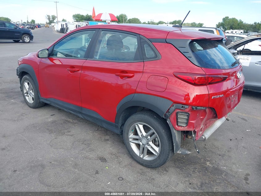 2019 Hyundai Kona Se VIN: KM8K1CAA7KU368049 Lot: 45651081