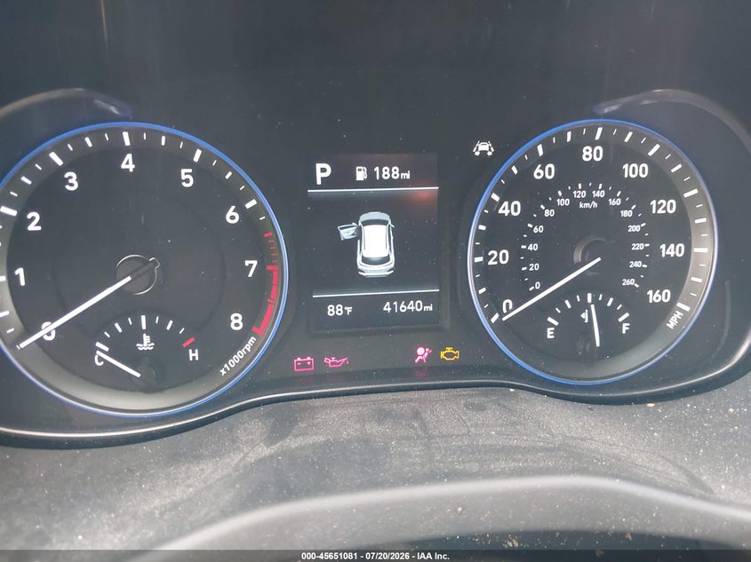2019 Hyundai Kona Se VIN: KM8K1CAA7KU368049 Lot: 45651081