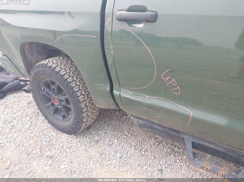 2020 Toyota Tundra Trd Pro VIN: 5TFDY5F15LX884455 Lot: 45651085