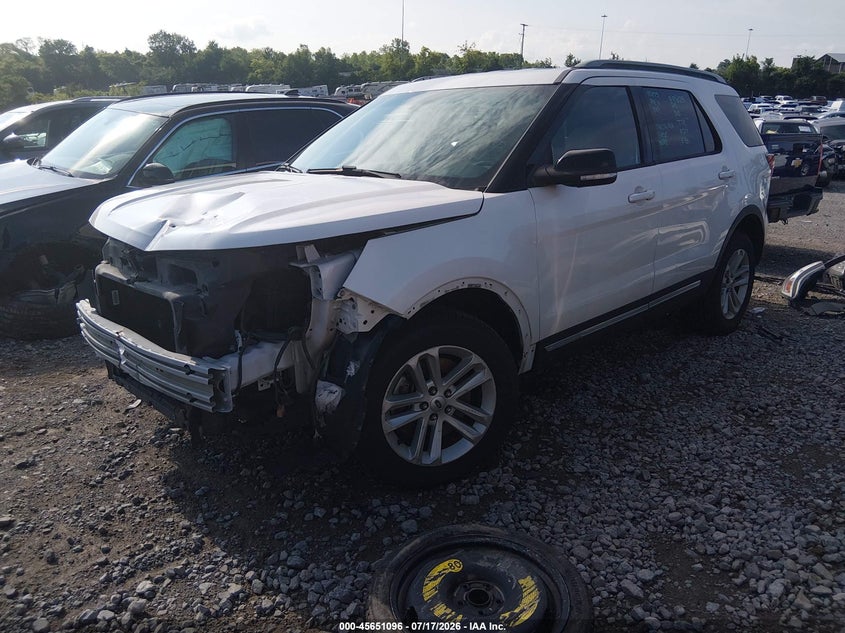 Vin: 1fm5k7d81hgb59567, lot: 46149651, ford explorer xlt 20172
