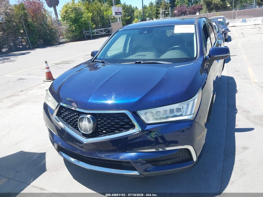 2017 Acura Mdx Technology Package VIN: 5FRYD3H52HB007438 Lot: 45651102