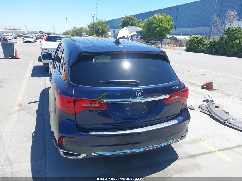 2017 Acura Mdx Technology Package VIN: 5FRYD3H52HB007438 Lot: 45651102