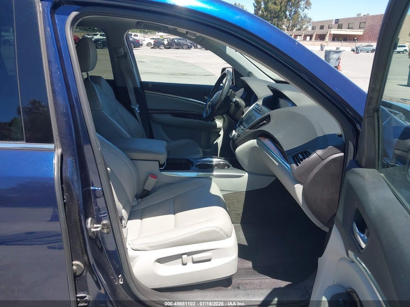 2017 Acura Mdx Technology Package VIN: 5FRYD3H52HB007438 Lot: 45651102