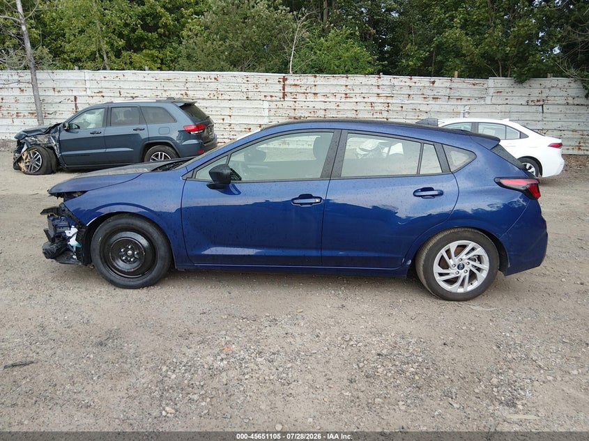 SUBARU IMPREZA 2025 VIN JF1GUABC1S8321698