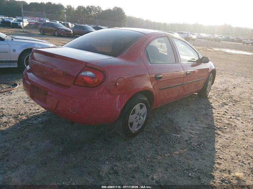 2004 DODGE NEON auction photo 4