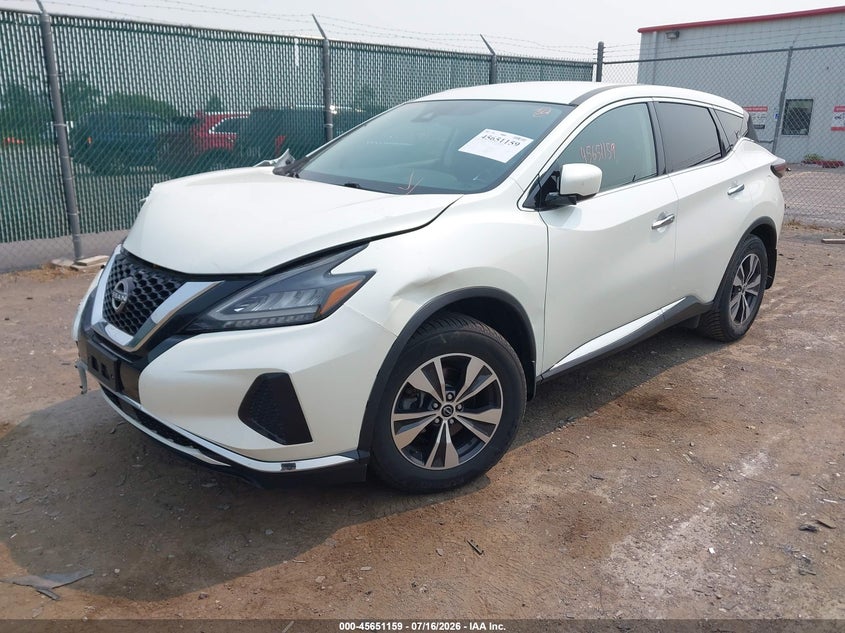 Vin: 5n1az2as9pc142146, lot: 46149714, nissan murano s intelligent awd 20232
