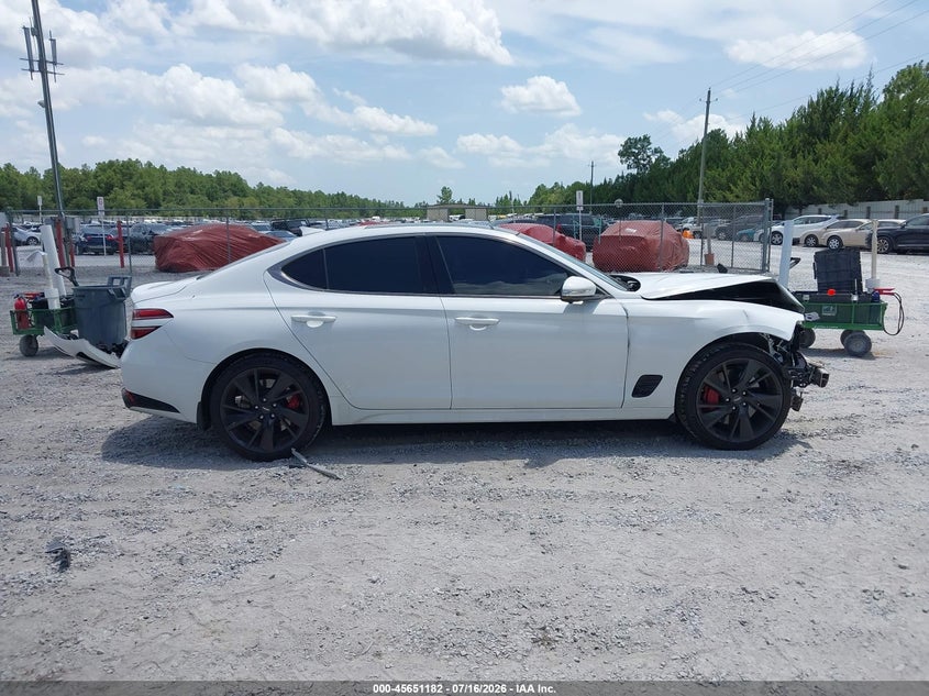2023 Genesis G70 3.3T Rwd VIN: KMTG54TE7PU110272 Lot: 45651182