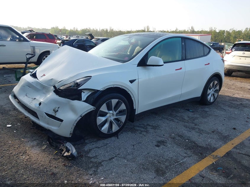 2023 Tesla Model Y Awd/Long Range Dual Motor All-Wheel Drive VIN: 7SAYGAEE9PF798991 Lot: 45651186