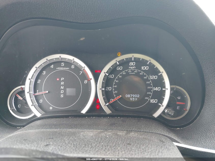 2013 Acura Tsx 2.4 VIN: JH4CU2F62DC002716 Lot: 45651191