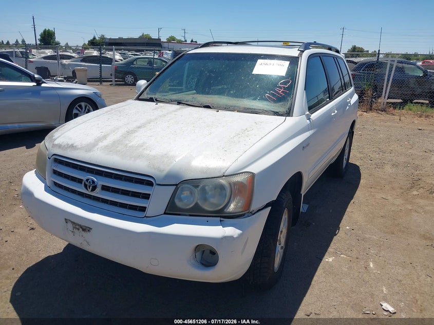 2001 TOYOTA HIGHLANDER auction photo 2