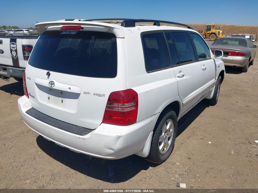 2001 TOYOTA HIGHLANDER auction photo 4
