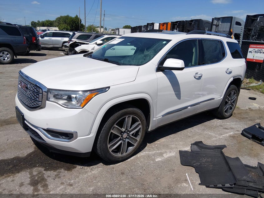 Vin: 1gkknxls0jz173311, lot: 46149793, gmc acadia denali 20182