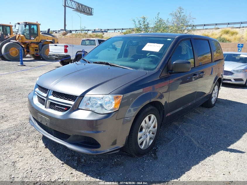 Vin: 2c4rdgbg0jr248609, lot: 46149799, dodge grand caravan se 20182