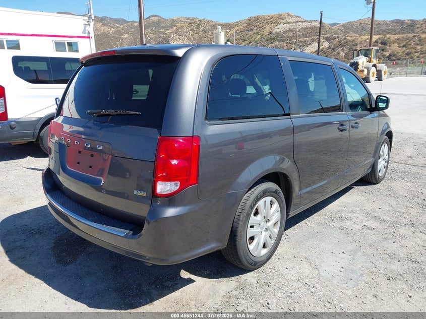 Vin: 2c4rdgbg0jr248609, lot: 46149799, dodge grand caravan se 20184