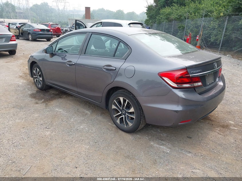 2015 HONDA CIVIC auction photo 3