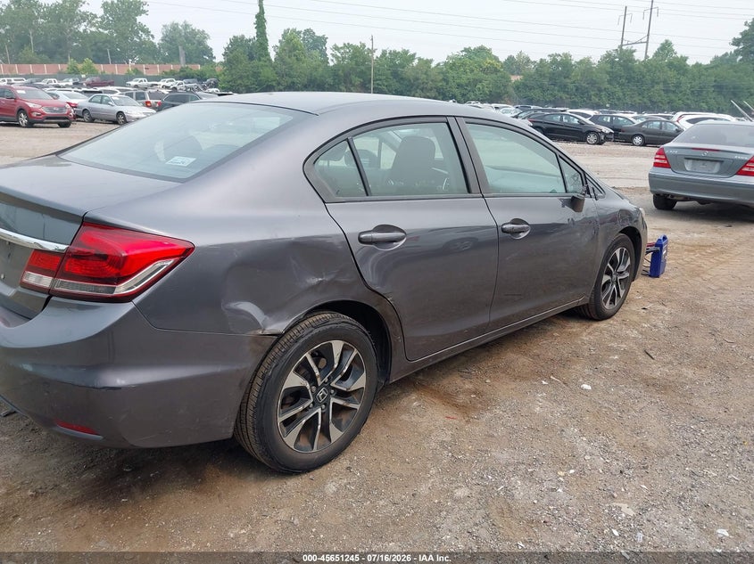 2015 HONDA CIVIC auction photo 6