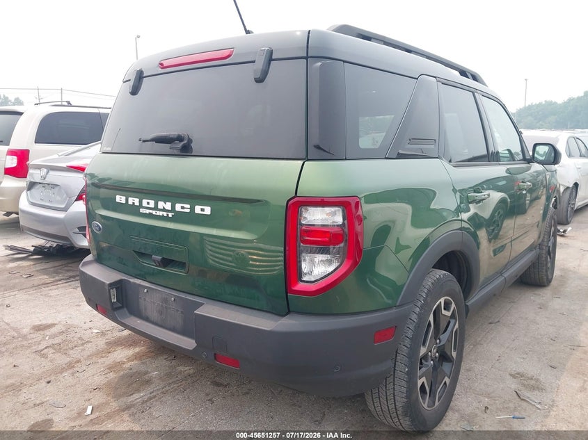 2023 Ford Bronco Sport Outer Banks VIN: 3FMCR9C61PRD16522 Lot: 45651257