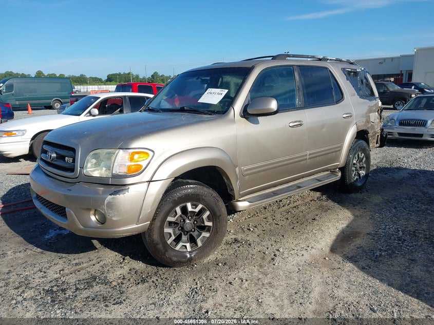 2003 Toyota Sequoia, Обычный износ, IAAI, VIN 5TDZT34A53S144602 — фото 2