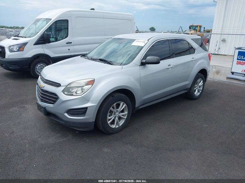 2017 Chevrolet Equinox, Обычный износ, IAAI, VIN 2GNFLEEK6H6315890 — фото 2