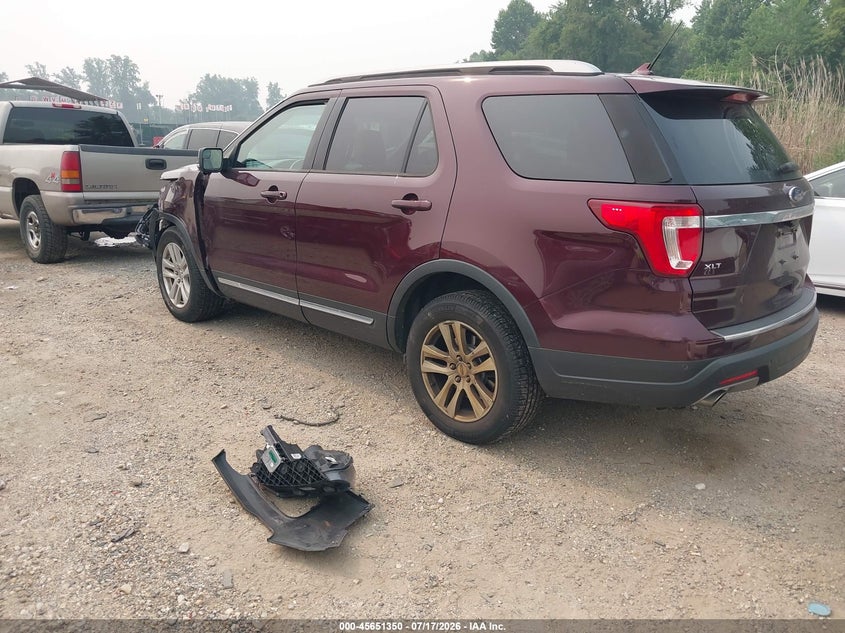 2018 FORD EXPLORER auction photo 3