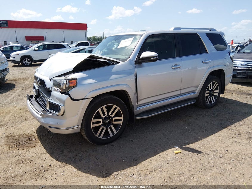 Vin: jtebu5jr7h5416015, lot: 46149919, toyota 4runner limited 20172