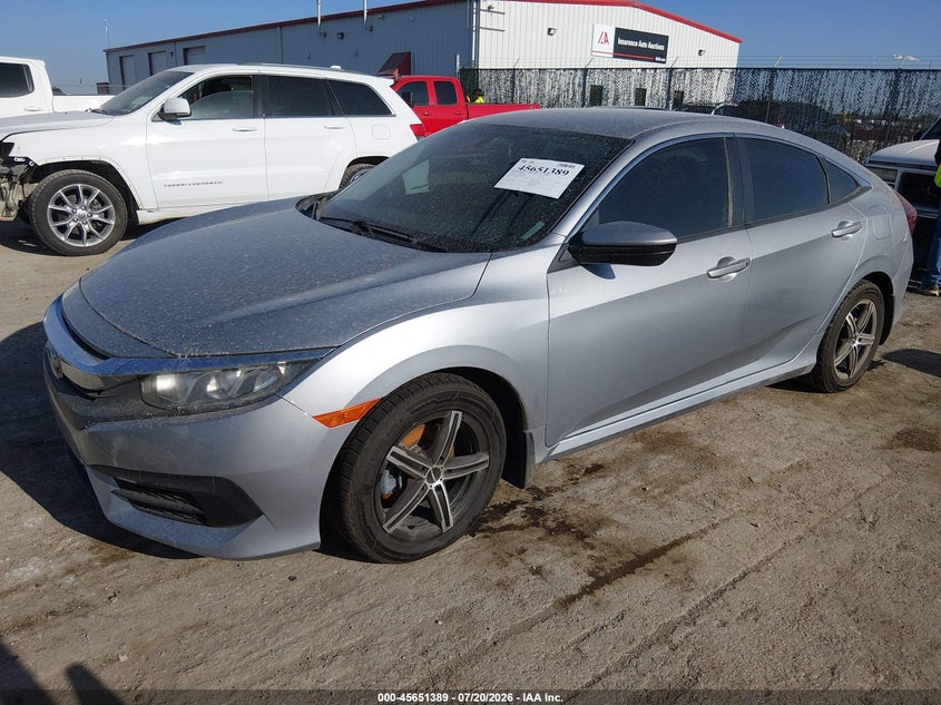 2018 Honda Civic, Flood, IAAI, VIN 2HGFC2F52JH604079 — photo 2