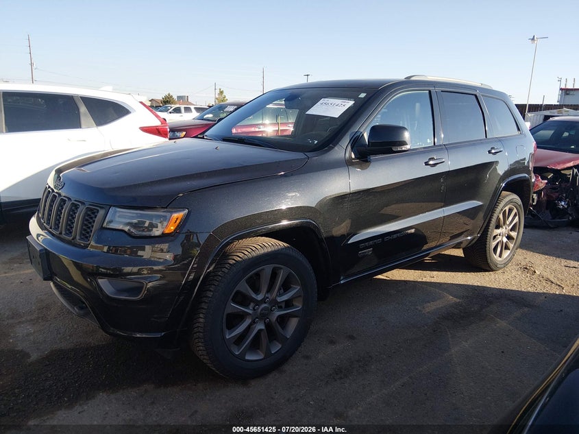 2016 Jeep Grand Cherokee Limited 75Th Anniversary, Град, IAAI, VIN 1C4RJFBG6GC431792 — фото 2