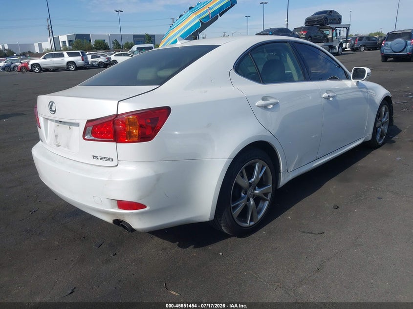2009 Lexus Is 250 VIN: JTHBK262395096521 Lot: 45651454