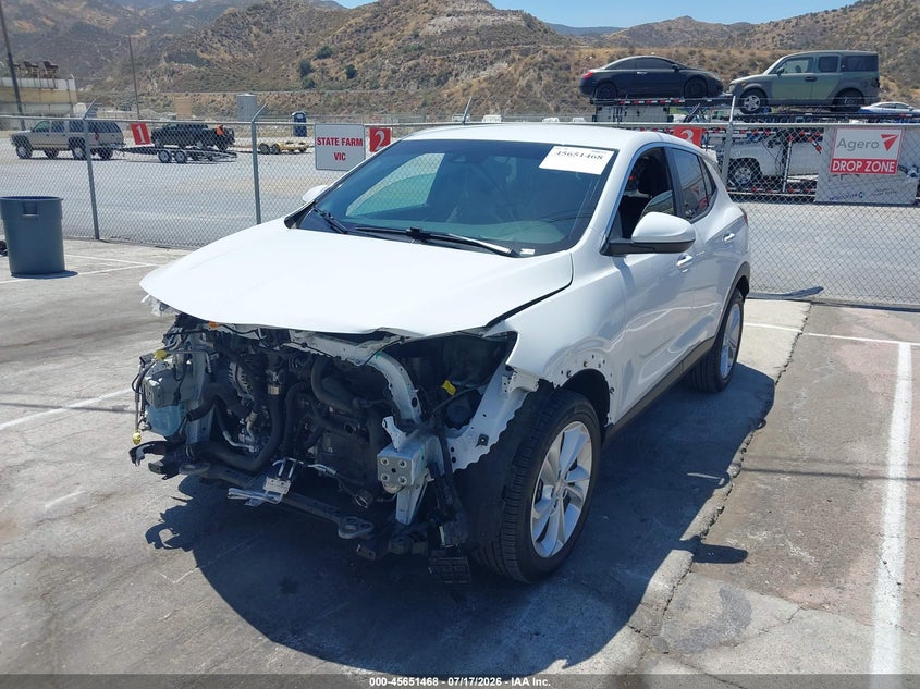Vin: kl4mmbs23nb144874, lot: 46150023, buick encore gx fwd preferred 20222