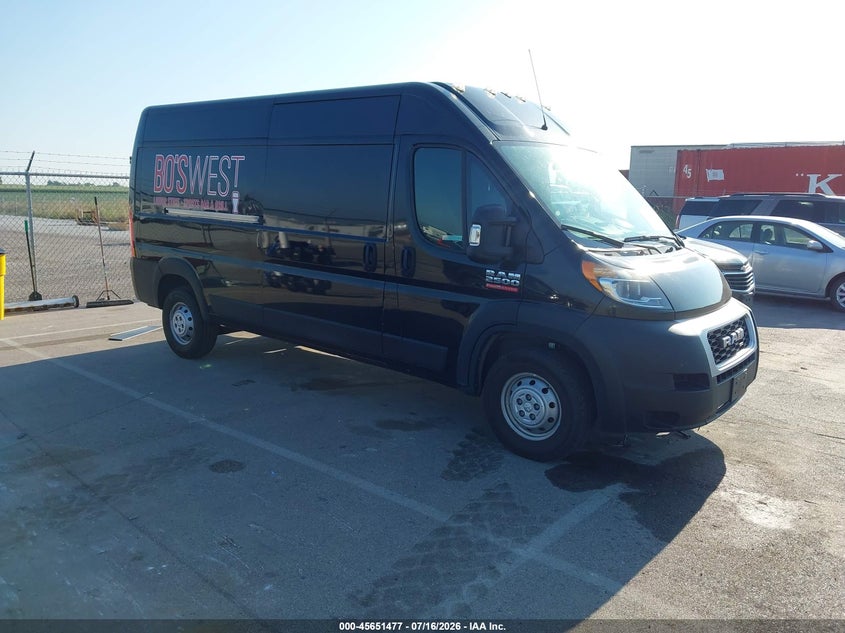 Vin: 3c6lrvdg4me538230, lot: 46150032, ram promaster 2500 high roof 159 wb 2021 img_1