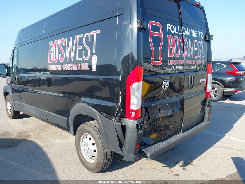 2021 Ram Promaster 2500 High Roof 159 Wb VIN: 3C6LRVDG4ME538230 Lot: 45651477
