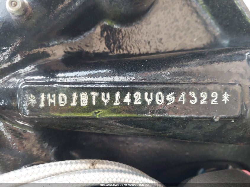 2002 Harley-Davidson Fxstb VIN: 1HD1BTY142Y054322 Lot: 45651520