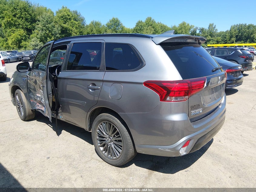 Vin: ja4j2va79mz000758, lot: 46150079, mitsubishi outlander phev gt s-awc/le s-awc/sel s-awc 20213