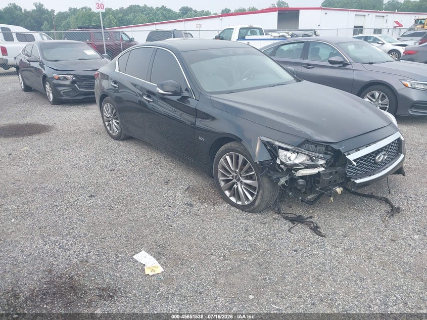 2018 Infiniti Q50 3.0T Luxe VIN: JN1EV7AR4JM444928 Lot: 45651538