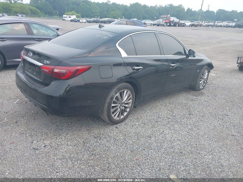 2018 Infiniti Q50 3.0T Luxe VIN: JN1EV7AR4JM444928 Lot: 45651538