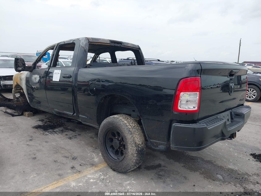 Vin: 3c6ur5clxrg410833, lot: 46150101, ram 2500 tradesman  4x4 6'4 box 20243