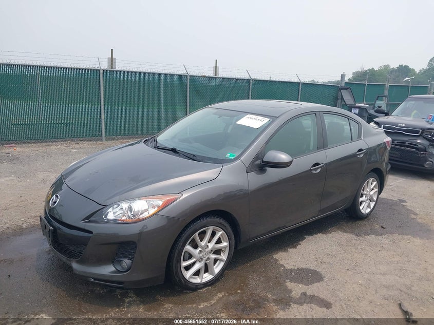 Vin: jm1bl1w61c1512317, lot: 46150107, mazda mazda3 s grand touring 20122