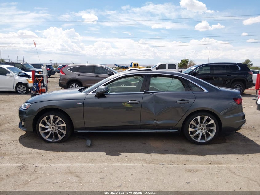 2023 Audi A4 Premium Plus 45 Tfsi S Line Quattro S Tronic VIN: WAUEAAF46PN003532 Lot: 45651564