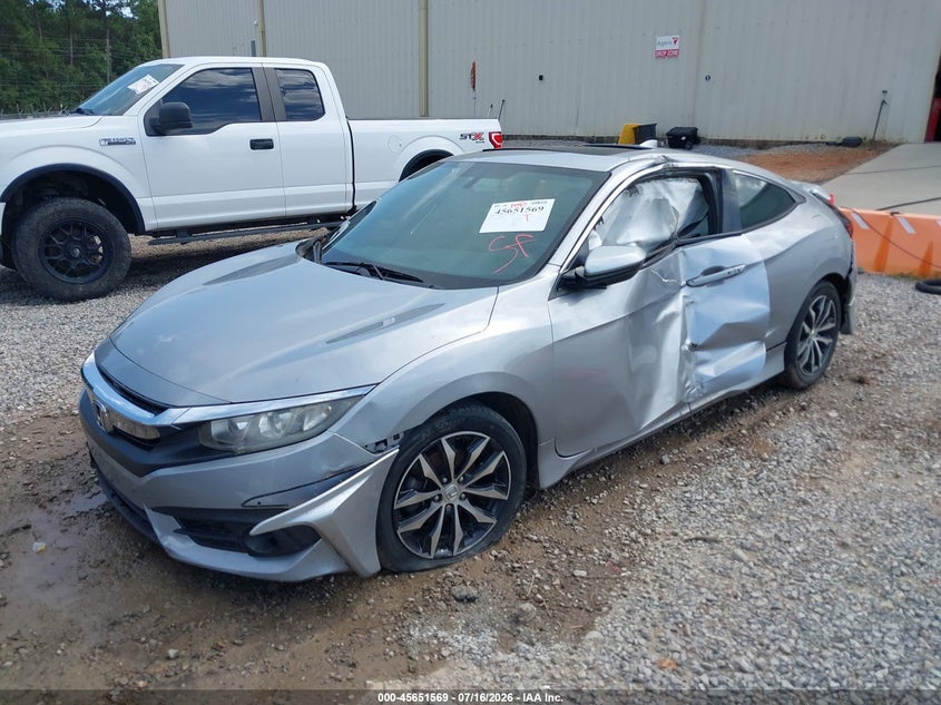 2016 Honda Civic, Left Side, IAAI, VIN 2HGFC3B70GH359594 — photo 2