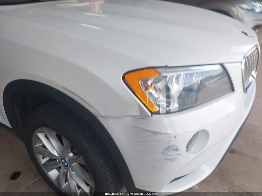 2014 BMW X3 xDrive28I VIN: 5UXWX9C58E0D13565 Lot: 45651577
