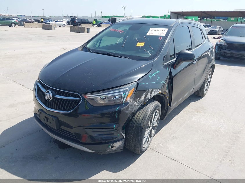 Vin: kl4cjasb1mb340714, lot: 46150140, buick encore fwd preferred 20212