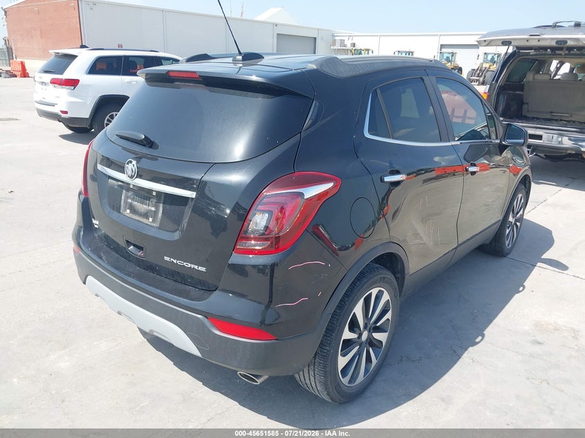 Vin: kl4cjasb1mb340714, lot: 46150140, buick encore fwd preferred 20214
