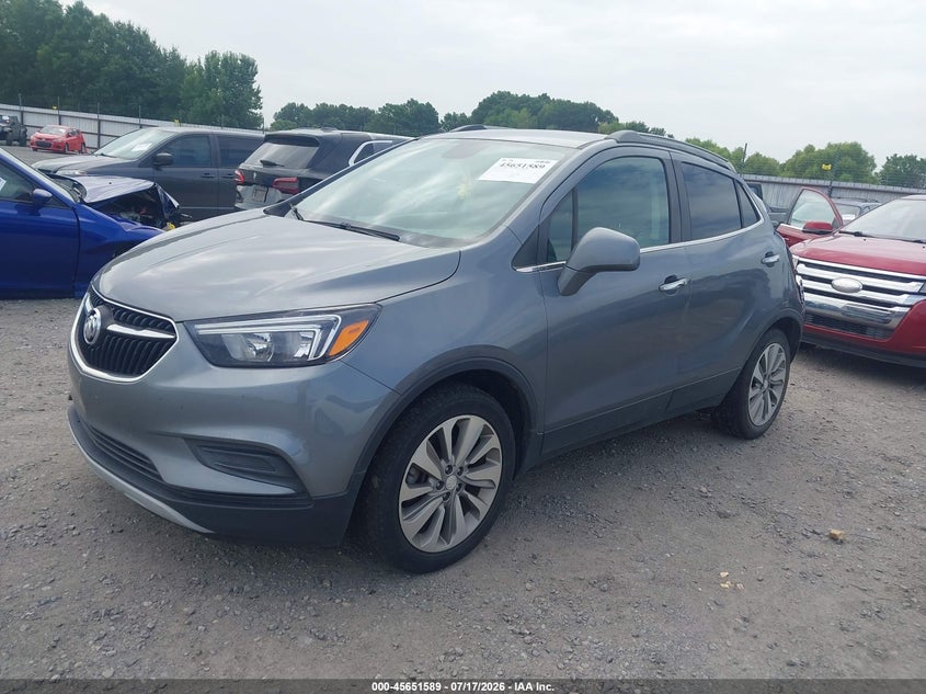 Vin: kl4cjasb4lb081389, lot: 46150144, buick encore fwd preferred 20202