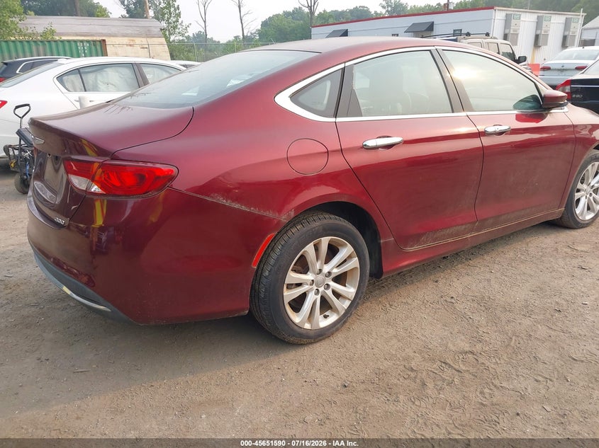 2016 Chrysler 200 Limited VIN: 1C3CCCAB8GN144161 Lot: 45651590