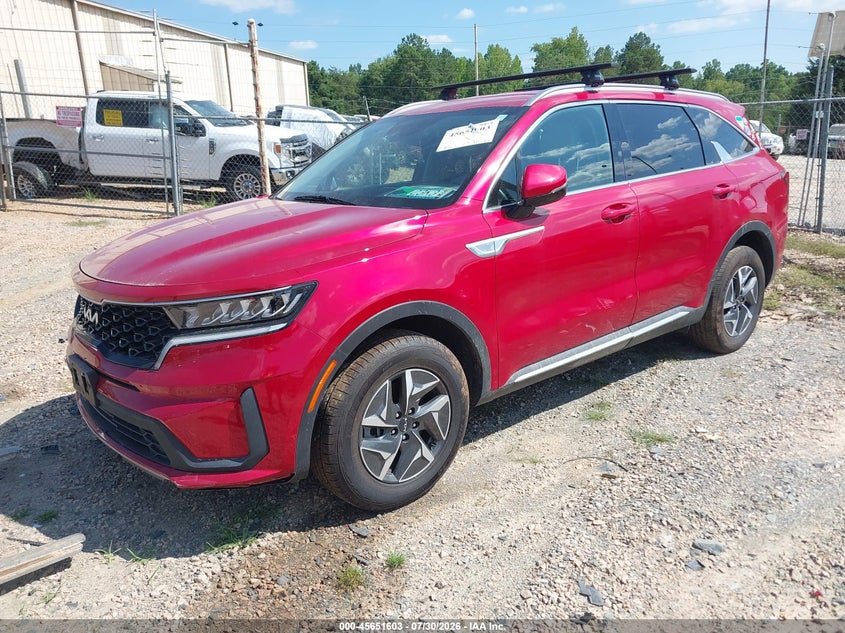 Vin: kndrg4lg2n5090250, lot: 46150158, kia sorento hybrid s 20222