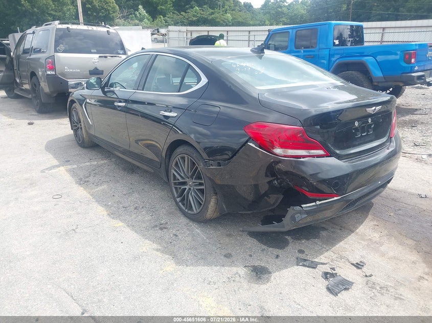 Vin: kmtg34la1ku026640, lot: 46150161, genesis g70 2.0t advanced 20193