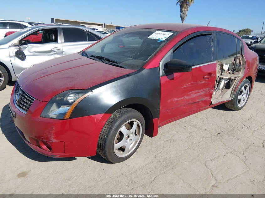 2009 Nissan Sentra, Left Side, IAAI, VIN 3N1AB61E19L626350 — photo 2