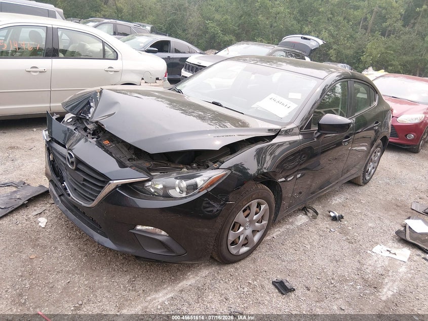 Vin: 3mzbm1u72fm150477, lot: 46150169, mazda mazda3 i sport 20152
